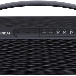 Колонка порт. Hyundai H-PS1007 черный 60W 2.0 BT 10м 2600mAh