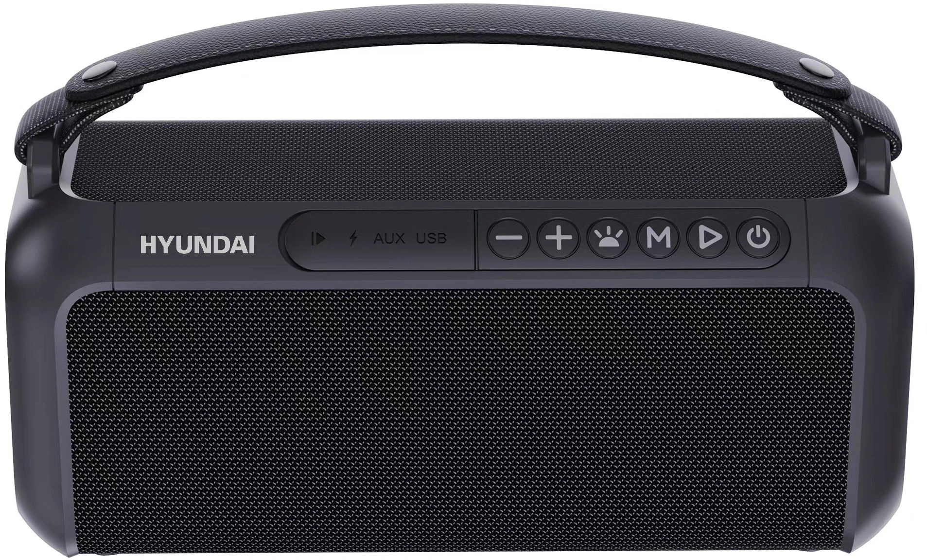 Колонка порт. Hyundai H-PS1007 черный 60W 2.0 BT 10м 2600mAh