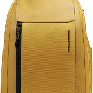 Рюкзак мужской Piquadro Lyss CA6928S143BM/G желтый полиуретан/полиэстер/натур.кожа