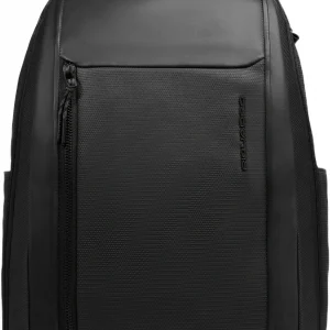 Рюкзак мужской Piquadro Lyss CA6928S143BM/N черный полиуретан/полиэстер/натур.кожа