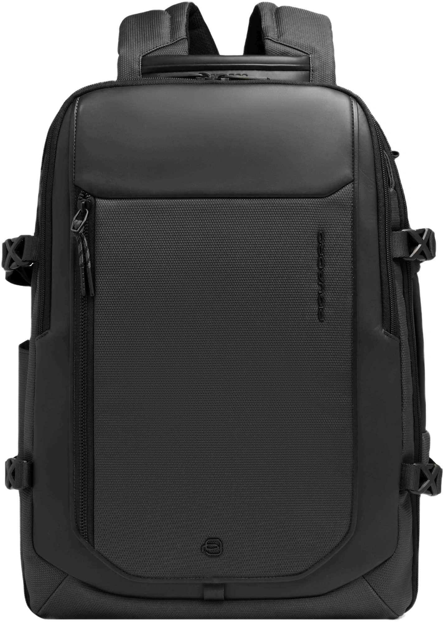 Рюкзак мужской Piquadro Lyss CA6929S143BM/N черный полиуретан/полиэстер/натур.кожа