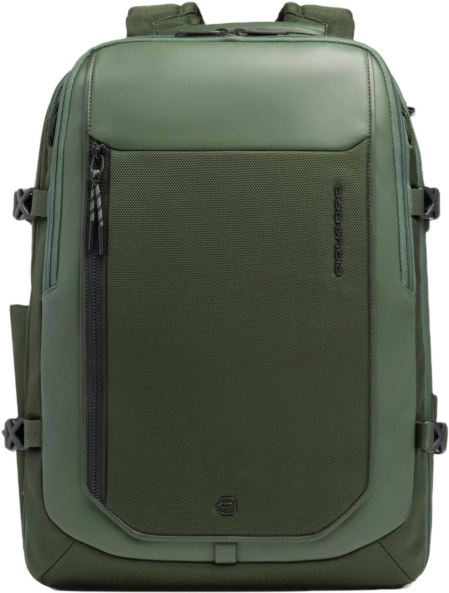 Рюкзак мужской Piquadro Lyss CA6929S143BM/VE зеленый тимьяновый полиуретан/полиэстер/натур.кожа