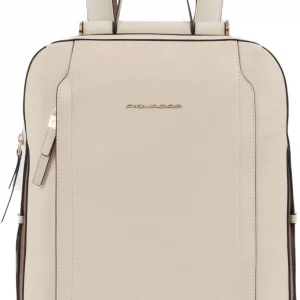 Рюкзак женский Piquadro Circle CA4576W92/BECU бежевый/кофейный кожа