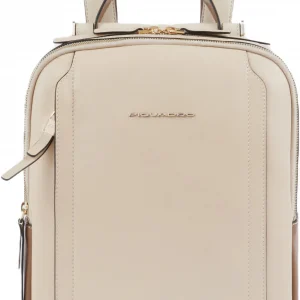 Рюкзак женский Piquadro Circle CA5566W92/BECU бежевый/кофейный кожа