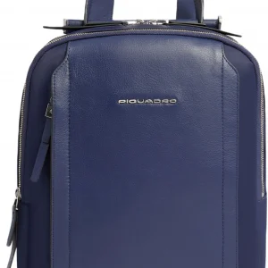 Рюкзак женский Piquadro Lyra CA5566W92T/BLU темно-синий кожа/нейлон