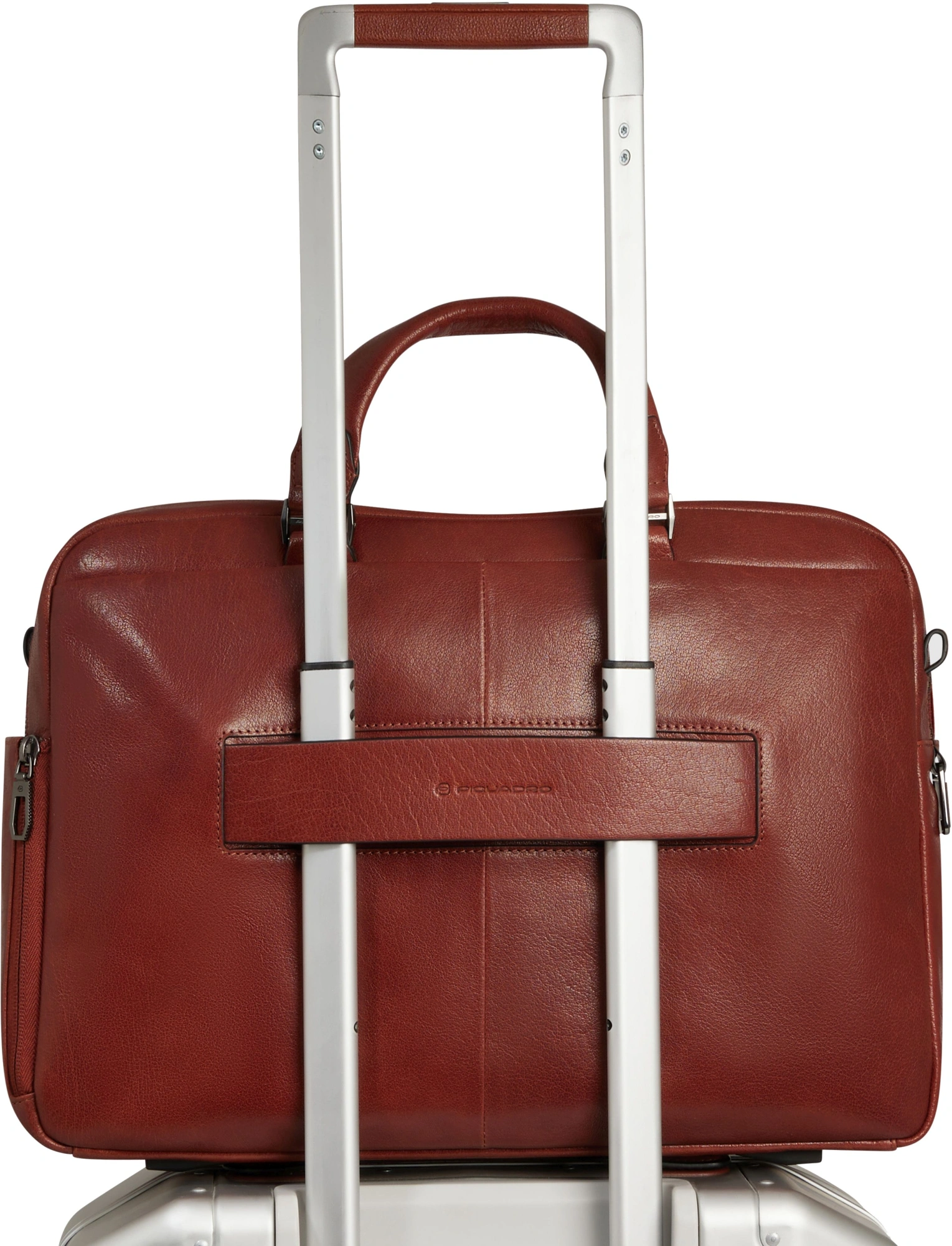 Деловая сумка мужская Piquadro Solm CA7025S141/CU с отделением для ноутбука 14" табачная натур.кожа