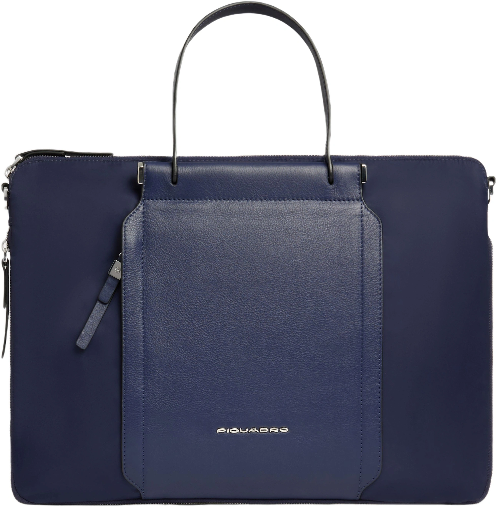 Деловая сумка женская Piquadro Lyra CA4021W92T/BLU с отделением для ноутбука 15.6" темно-синяя натур.кожа/нейлон