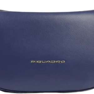 Сумка женская Piquadro Lyra CA6950W92T/BLU темно-синяя натур.кожа/нейлон