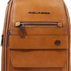 Рюкзак слинг мужской Piquadro Solm CA7028S141/BE песочный кожа