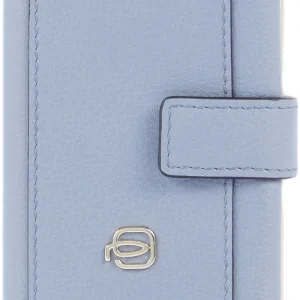 Чехол для кредитных карт Piquadro Circle PP5649W92R/AZ3 голубой натур.кожа/алюм.