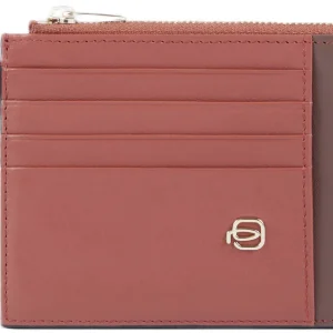 Чехол для кредитных карт Piquadro Circle PP5910W92R/ARTM коралловый/кофейный натур.кожа