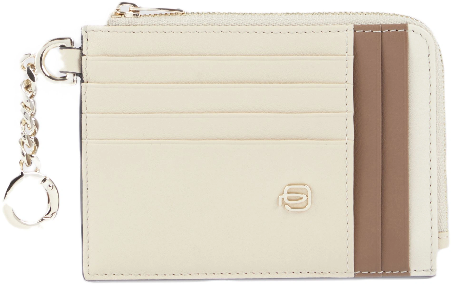 Чехол для кредитных карт Piquadro Circle PP5910W92R/BECU бежевый/кофейный натур.кожа