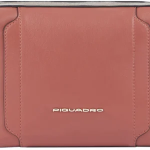 Сумка женская Piquadro Circle BD4870W92/ARTM коралловая/кофейная натур.кожа