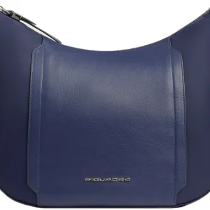 Сумка женская Piquadro Lyra BD6657W92T/BLU темно-синяя натур.кожа/нейлон