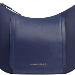 Сумка женская Piquadro Lyra BD6658W92T/BLU темно-синяя натур.кожа/нейлон