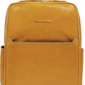 Рюкзак женский Piquadro Blue Square CA6678B2/G горчичный кожа