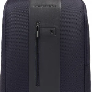 Рюкзак мужской Piquadro Brief2 CA4818BR2/BLUCU темно-синий/коричневый нейлон/натур.кожа