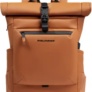 Рюкзак Piquadro C20W CA6291C2OW/CU роллтоп оранжевый полиуретан