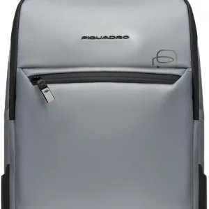 Рюкзак мужской Piquadro C20W CA6465C2OW/MGR серебристый/черный полиуретан