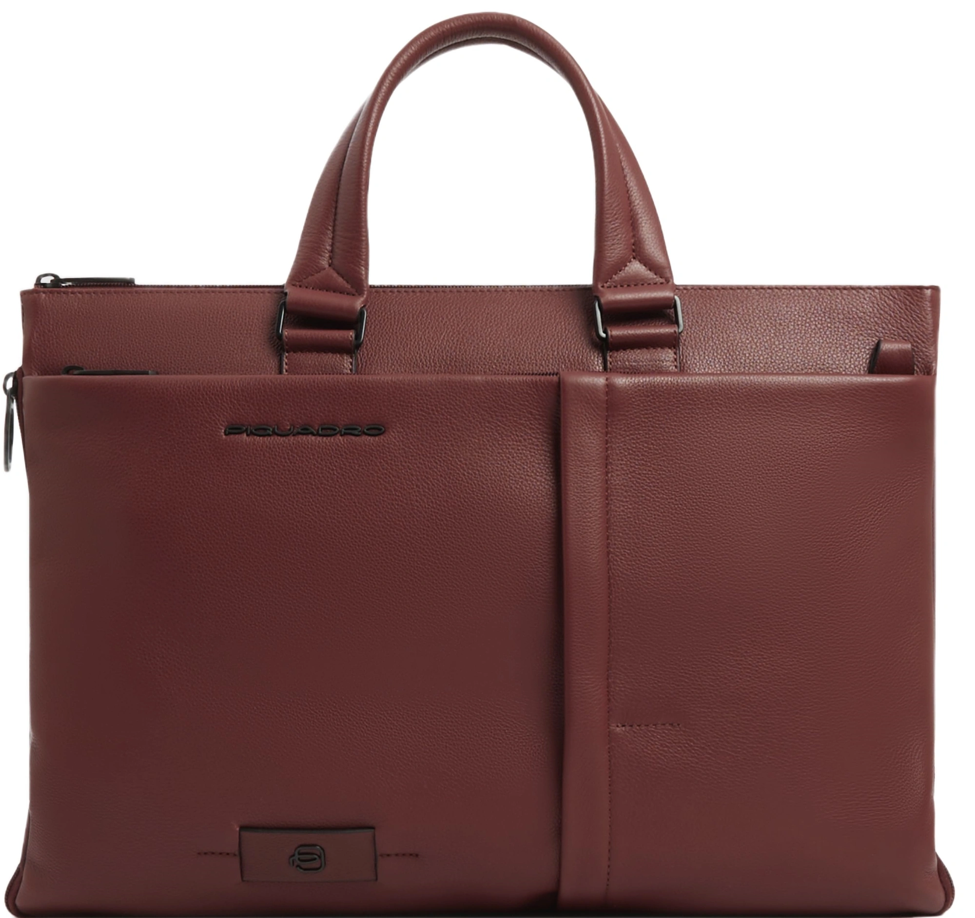 Деловая сумка мужская Piquadro Russel CA4021W137/CU с отделением для ноутбука 15.6" красное дерево натур.кожа