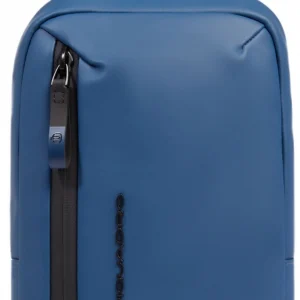 Рюкзак слинг Piquadro C20W CA6466C2OW/AV серо-голубой полиуретан