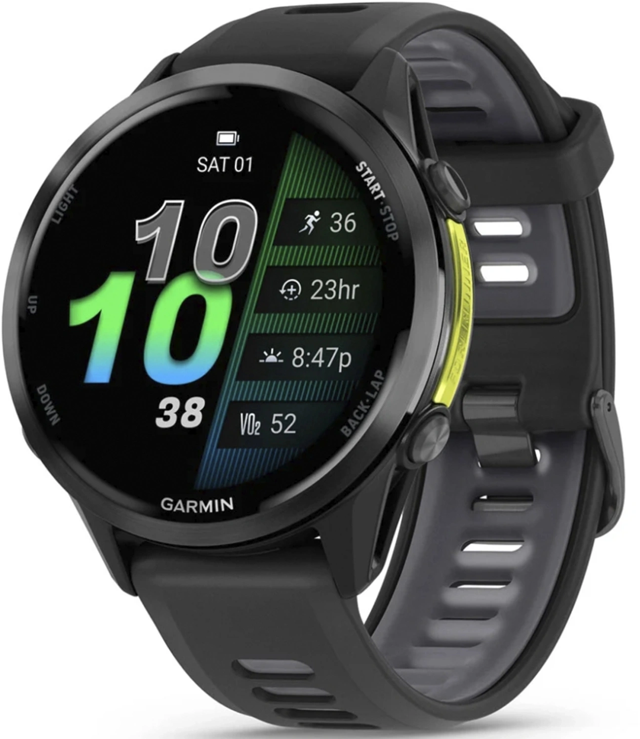 Смарт-часы Garmin Forerunner 970 1.3" AMOLED корп.черный рем.черный (010-02969-10)
