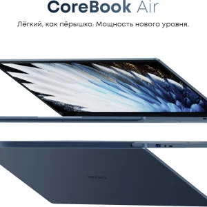 Ноутбук Chuwi Corebook Air Plus 2026 Ryzen 5 6600H 16Gb SSD512Gb AMD Radeon 660M 16" IPS FHD (1920x1200) Windows 11 Home blue WiFi BT Cam 5115mAh