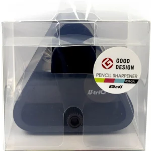 Точилка для карандашей механическая Kw-Trio 031GA-BLK 1 отверстие пластик черный