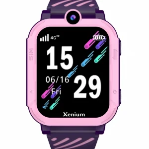 Смарт-часы Xenium W600 1.97" AMOLED корп.розовый рем.фиолетовый (CTW600PK/00)