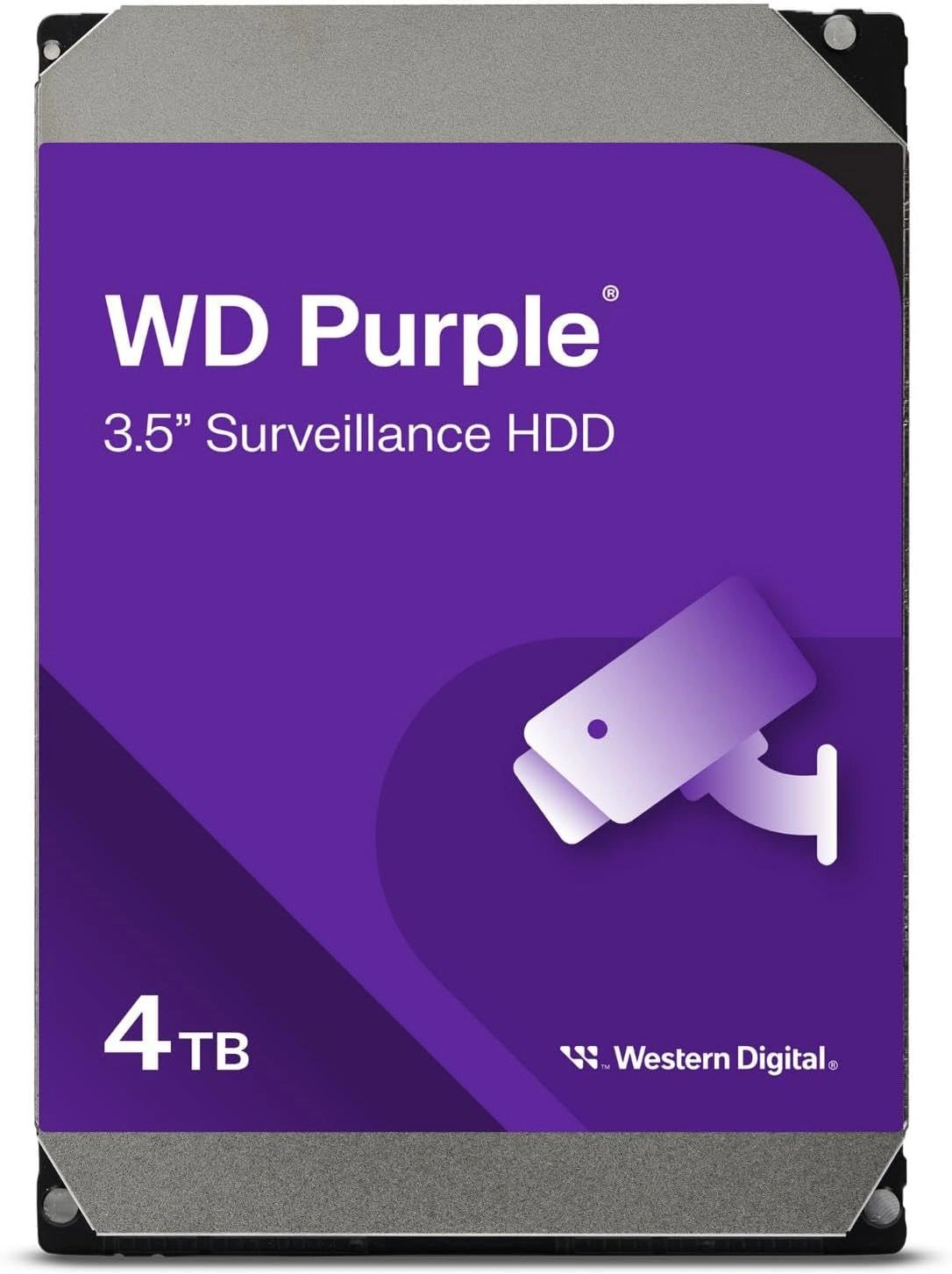 Жесткий диск / WD WD44PURZ / Жесткий диск/ HDD WD SATA3 4TB Purple Surveillancer 5400 RPM 128Mb 1 year warranty