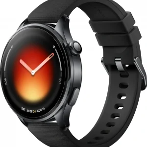 Смарт-часы Xiaomi Watch 5 1.32" AMOLED корп.серебристый рем.черный (BHR07WRGL)