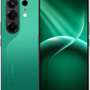 Смартфон Tecno Camon 50 256Gb 8Gb зеленый моноблок 3G 4G 2Sim 6.78" 1208x2644 Android 16 50Mpix 802.11 a/b/g/n/ac NFC GPS GSM900/1800 GSM1900 Protect FM