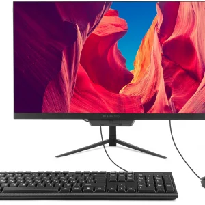 Моноблок Digma Pro Base 23.8" Full HD i3 12100 (3.3) 16Gb SSD512Gb UHDG 730 CR Windows 11 Pro GbitEth WiFi BT 90W клавиатура мышь Cam черный 1920x1080