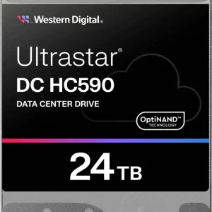 Жесткий диск WD SATA-III 24TB 0F65684 WUH722624ALE6L4 Ultrastar DC HC590 4KN (7200rpm) 512Mb 3.5"