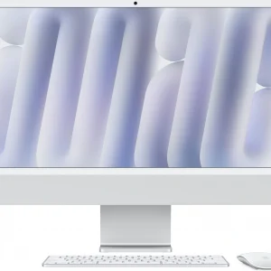 Моноблок Apple iMac A3137 24" 4.5K M4 10 core (4) 16Gb SSD256Gb 10 core GPU macOS WiFi BT 143W клавиатура мышь Cam серебристый 4480x2520