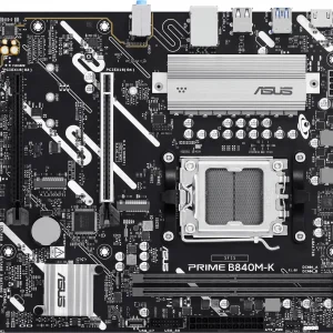 Материнская плата Asus PRIME B840M-K Socket AM5 AMD B840 2xDDR5 mATX AC`97 8ch(7.1) 2.5Gg RAID+HDMI