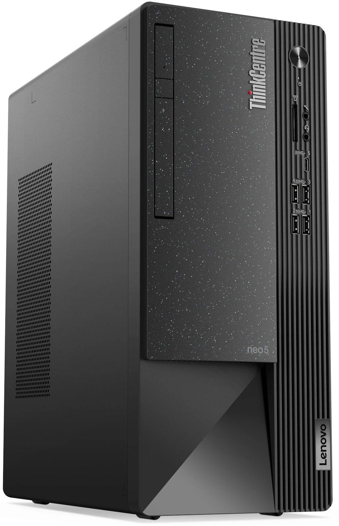 ПК Lenovo ThinkCentre Neo 50t MT i5 12400 8Gb SSD256Gb UHDG 730/DVDRW CR без ОС GbitEth WiFi BT мышь черный (11SE001WIV_NOKBD)