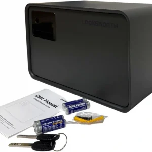 Сейф мебельный LockSworth VS4528-BK взломостойкий встраиваемый 200x310x200мм электронный/ключевой/биометрический