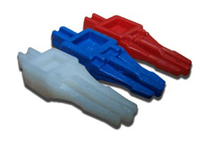 Вилка Lanmaster TWT-LSA-DP1-RD размык. красный (упак.:1шт)