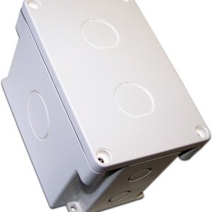 Коробка настенная Lanmaster индустриальная 2 порта влагозащищенная (LAN-MB-2OK-WP) (упак.:1шт)