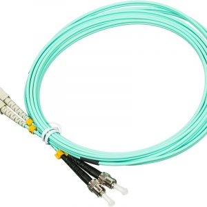 Патч-корд Lanmaster LAN-2SC-2ST/OM3-3.0 2x50/125 OM3 SC дуплекс-2ST 3м LSZH зеленый