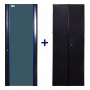 Комплект дверей Lanmaster TWT-CBB-DR22-6X-S-G1 черный