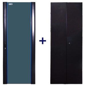 Комплект дверей Lanmaster Business TWT-CBB-DR47-8X-S-G1 черный (упак.:2шт)