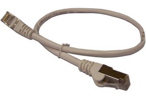 Патч-корд Lanmaster FTP LAN6-S45-45-2.0-GY вилка RJ-45-вилка RJ-45 кат.6 2м серый ПВХ (уп.:1шт)
