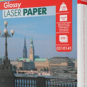Бумага Lomond A4 130г/м2 250л.глянцевая для лаз. принтеров 2-х сторонняя (0310141) (плохая упаковка)