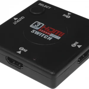 Переключатель аудио-видео HDMI (f)/HDMI (f)/HDMI (f) черный (7003)