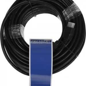 Кабель аудио-видео 11239 HDMI (m)/HDMI (m) 20м. Позолоченные контакты черный