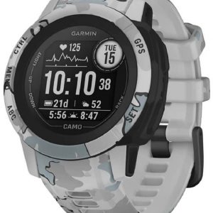 Смарт-часы Garmin Instinct 2S 40мм 1.2" корп.черный/серый рем.серый/камуфляж (010-02563-03)