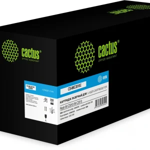 Картридж лазерный Cactus CS-IMC3510C 842509 голубой (28000стр.) для Ricoh IM C3010/ IM C3510 с чипом