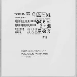 Жесткий диск Toshiba SATA-III 14TB MG09ACA14TE Enterprise Capacity 512E (7200rpm) 512Mb 3.5"